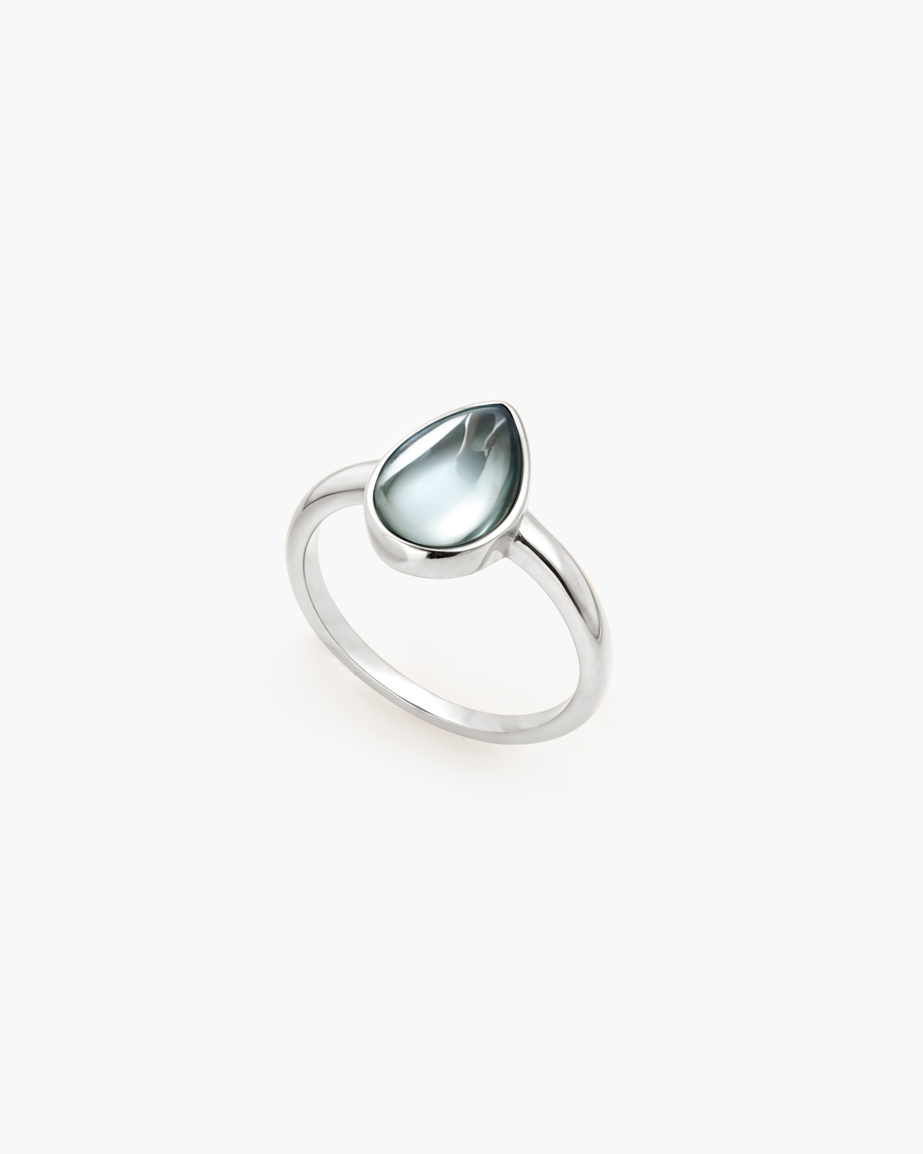 Waterdrop Ring in Marine Blue