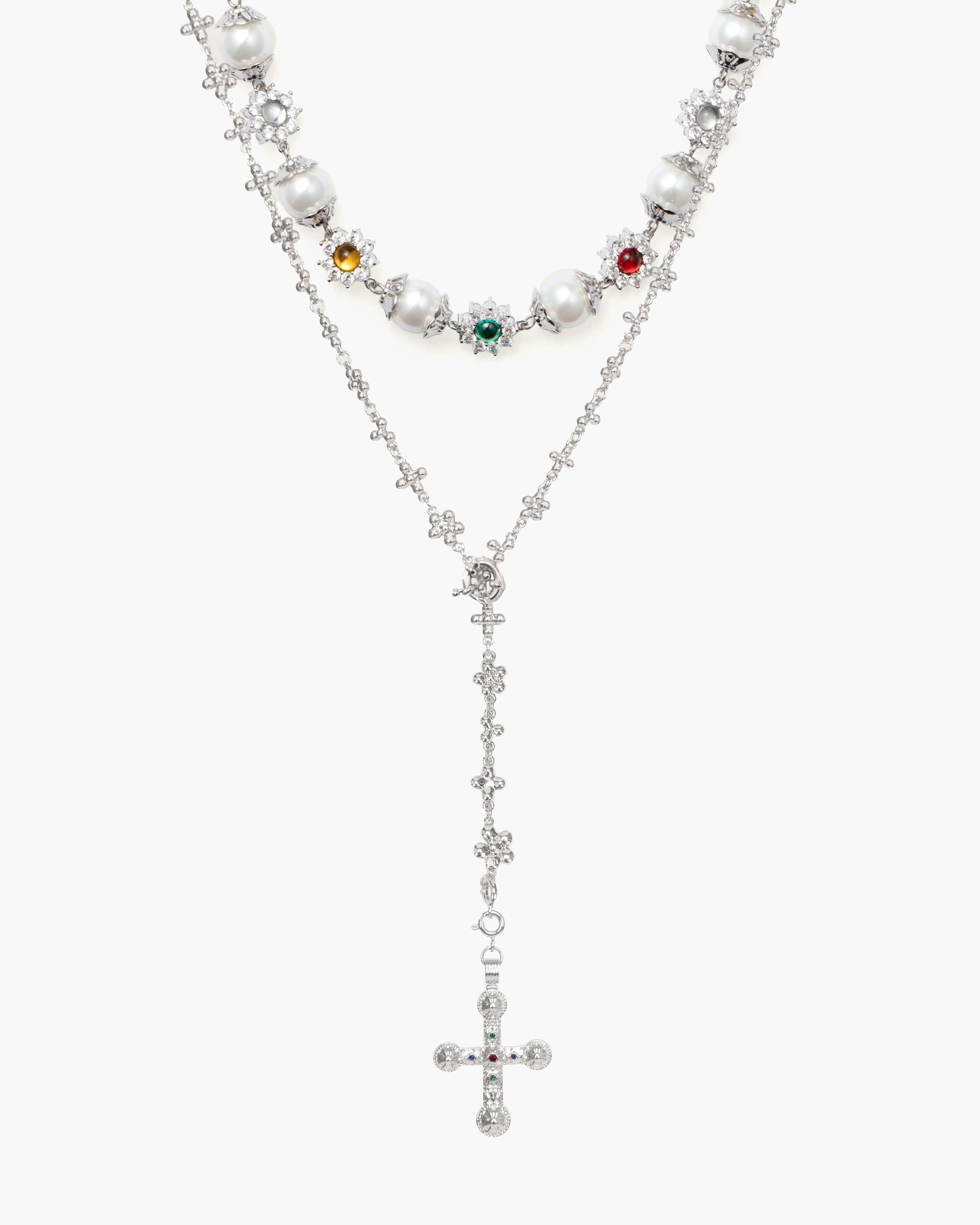 Daisy Pearl Necklace