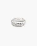 Serenade of Orchid Ring in Silver