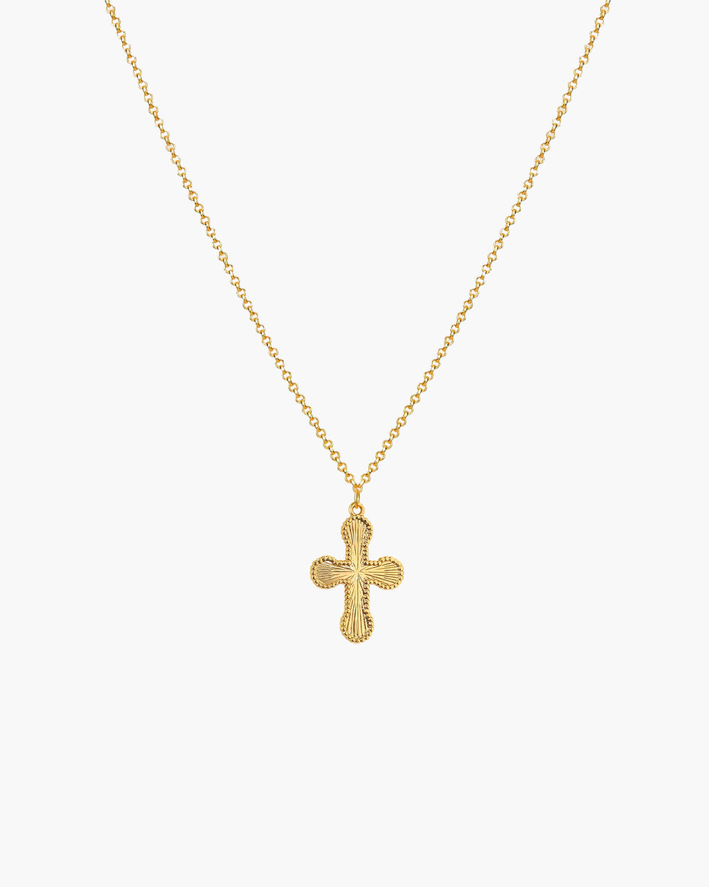 Mini Cross Pendant Necklace