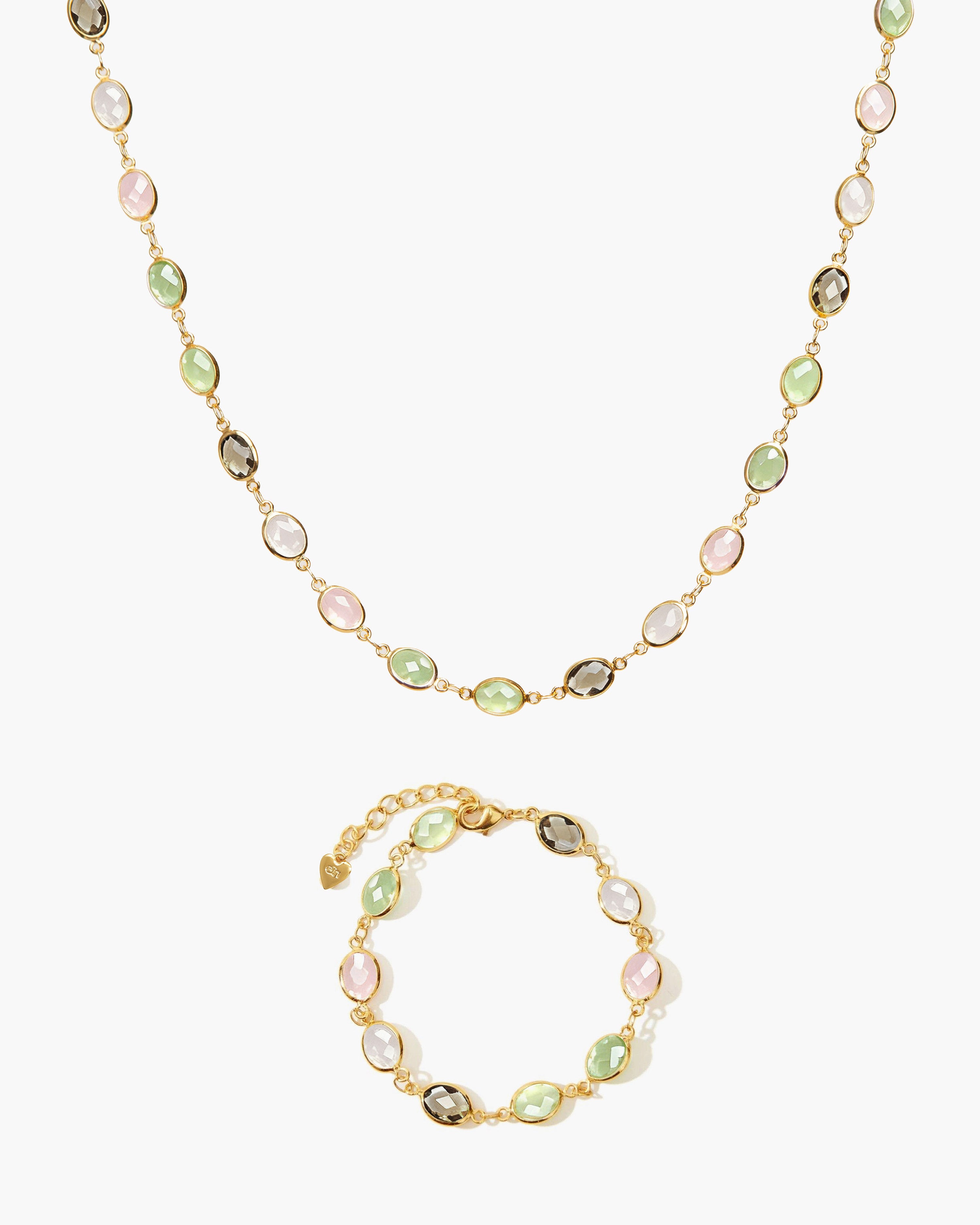 Whimsical Romance Stone Bracelet