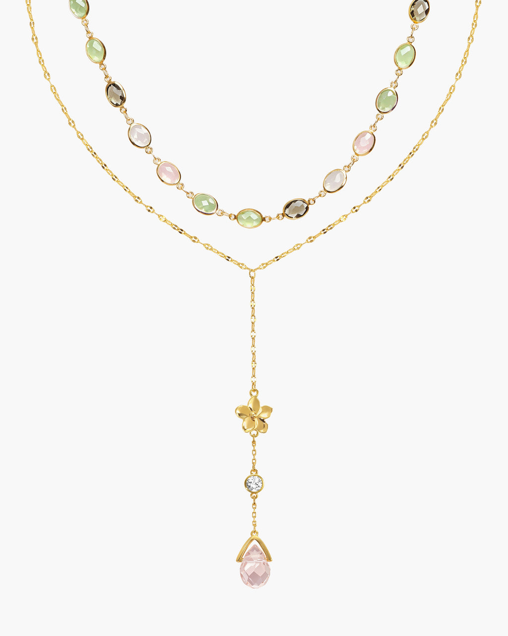 Whimsical Romance Stone Necklace