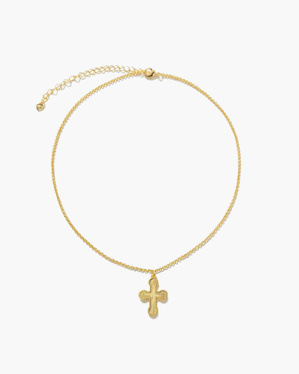 Mini Cross Pendant Necklace