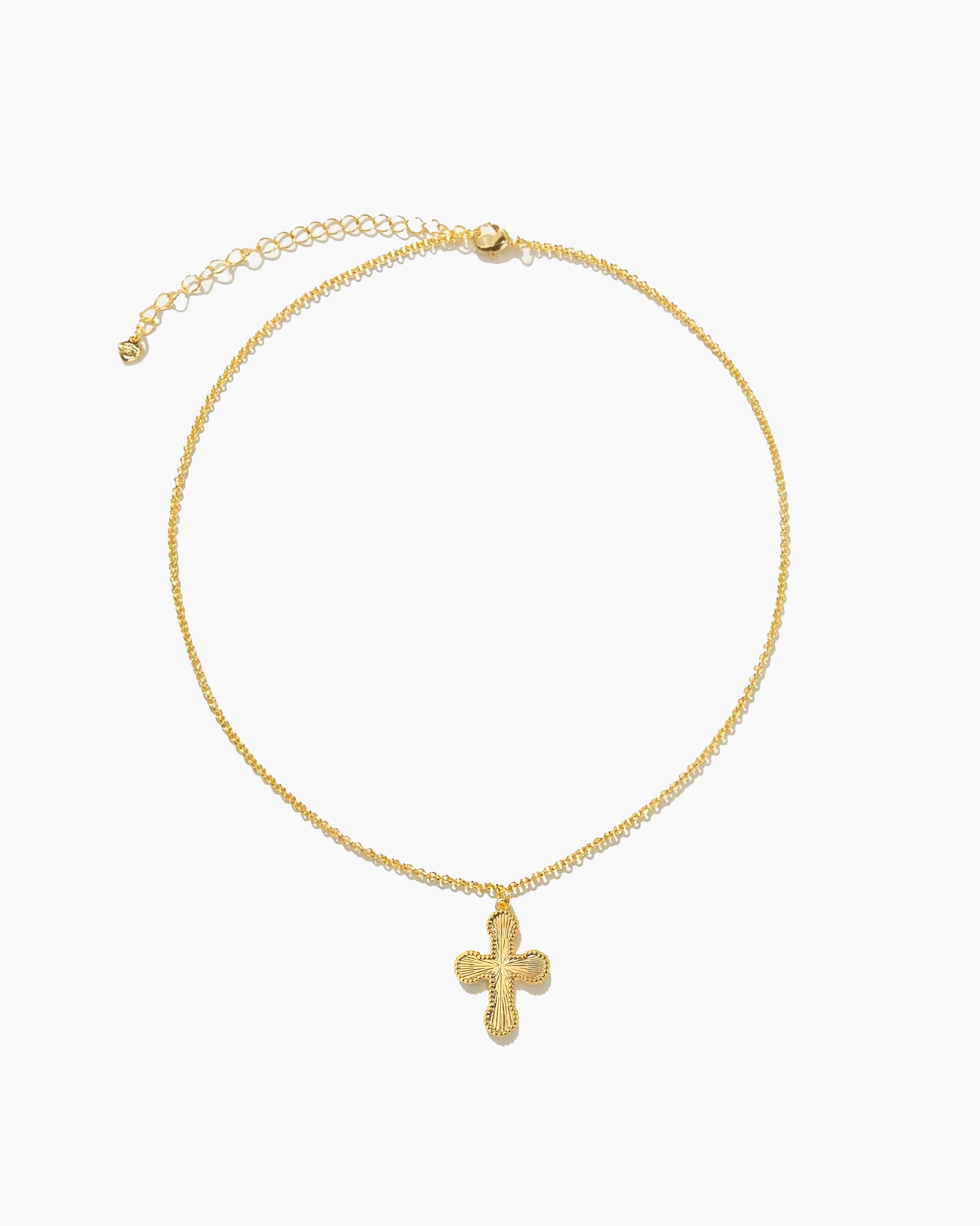 Mini Cross Pendant Necklace