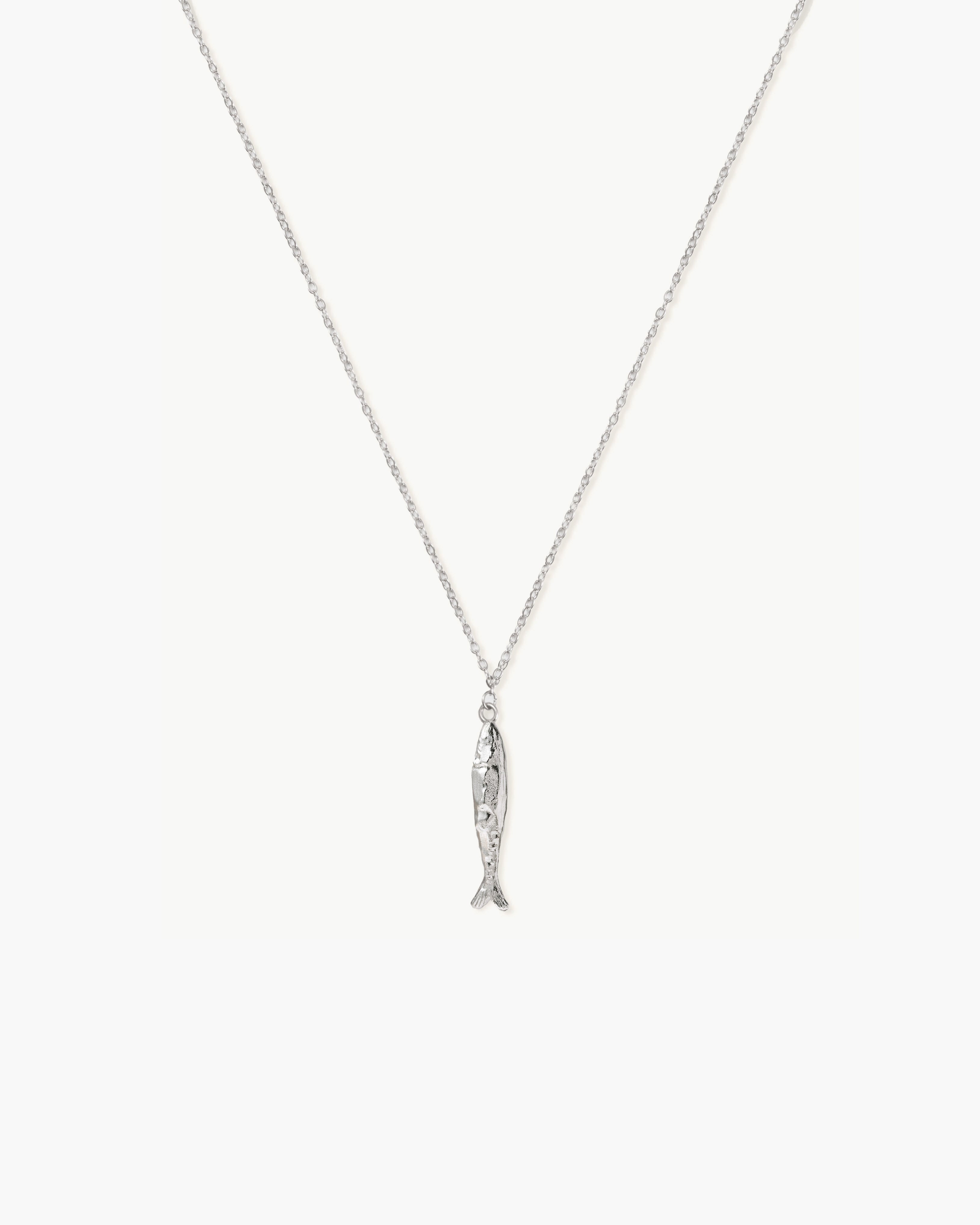 Gold Anchovy Necklace