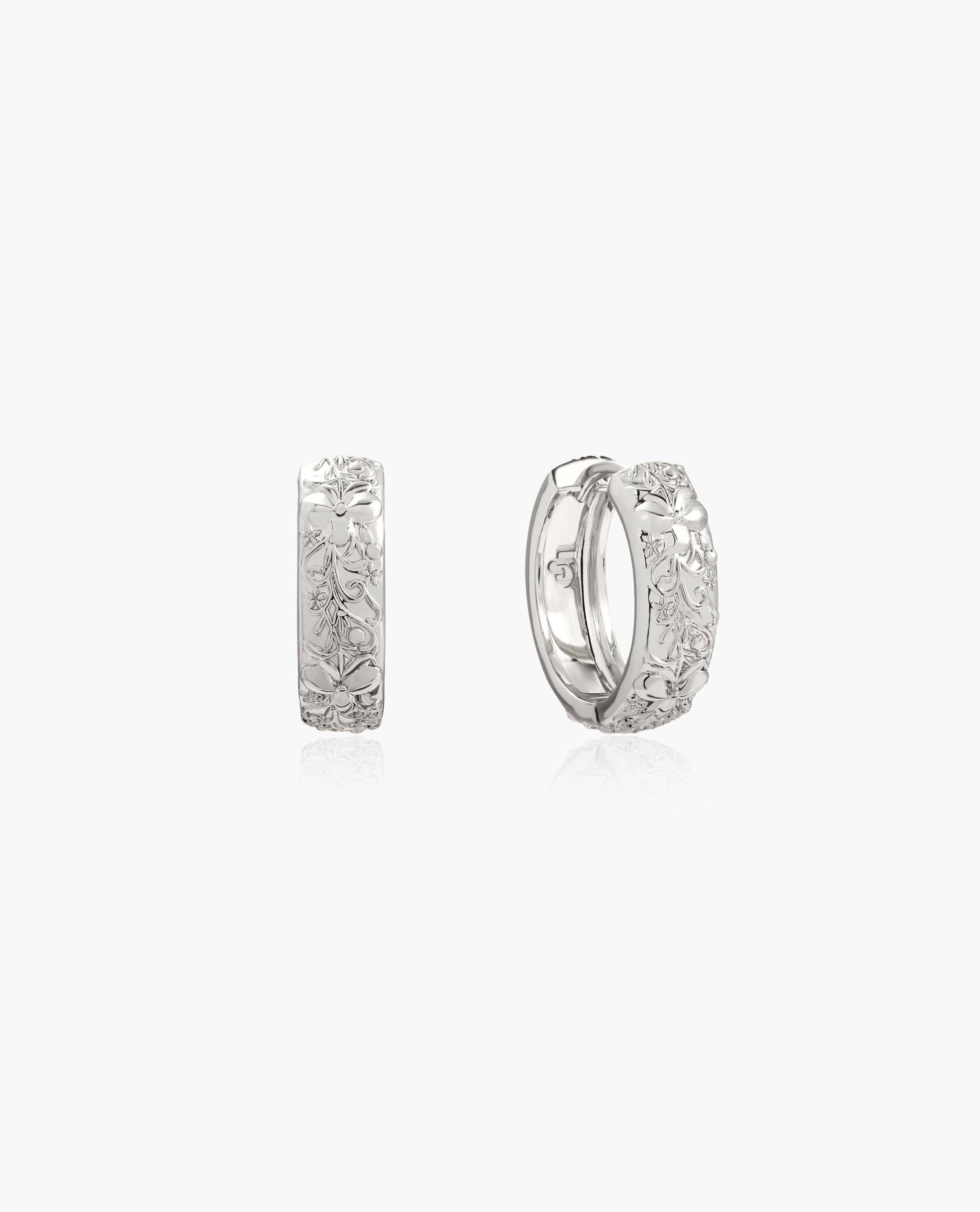 Serenade of Orchid Hoops