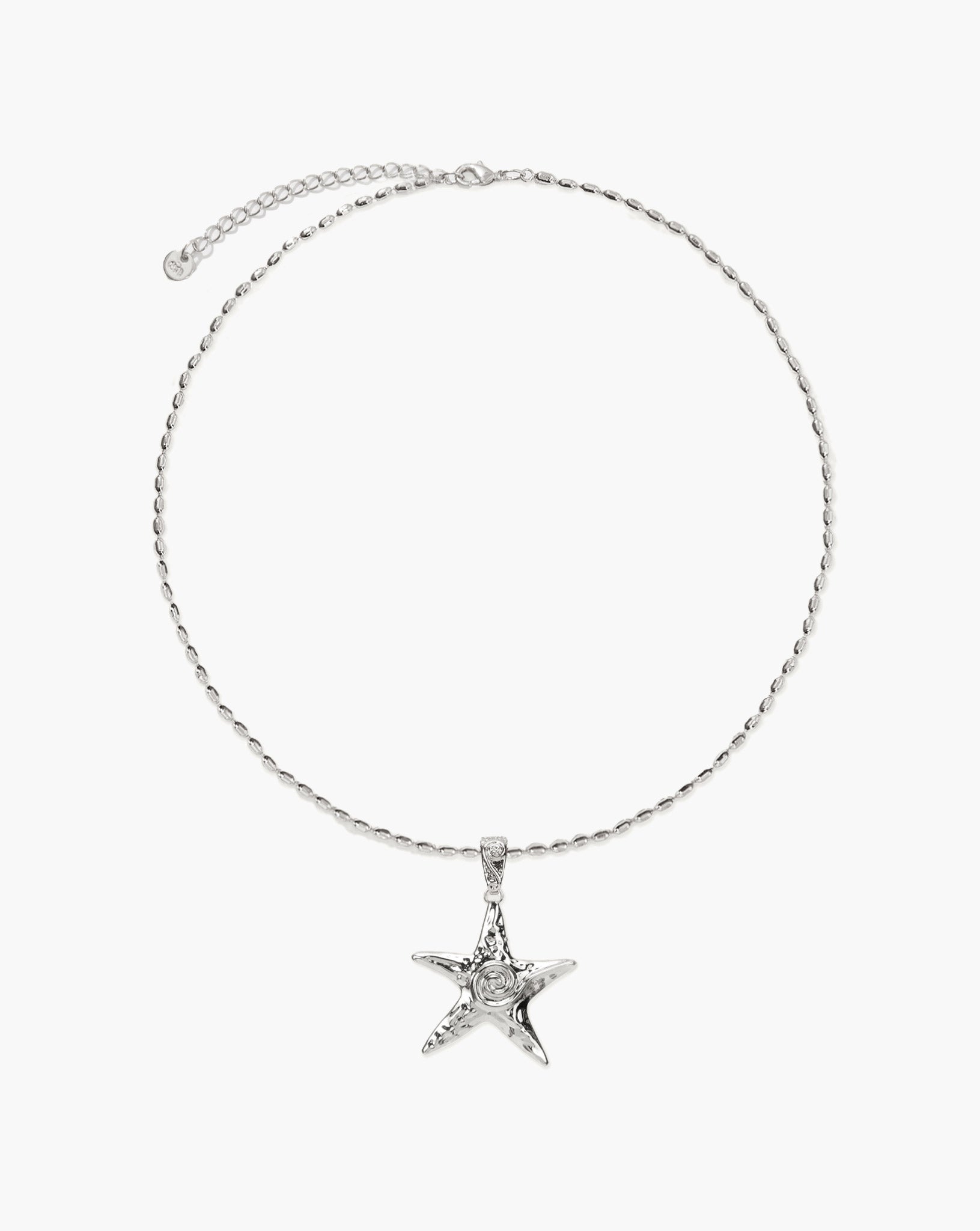 Silver Starfish Necklace