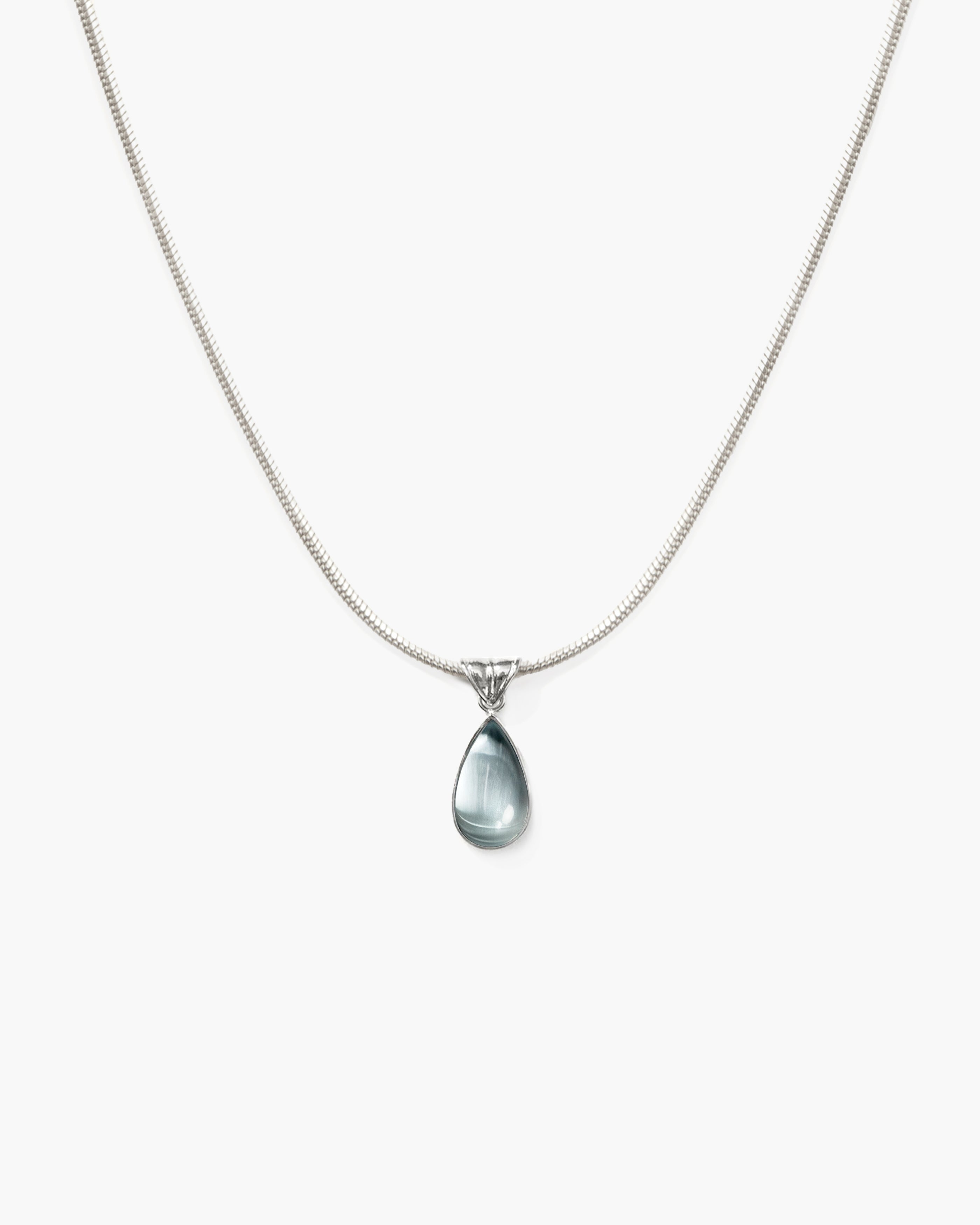 Waterdrop Necklace in Marine Blue