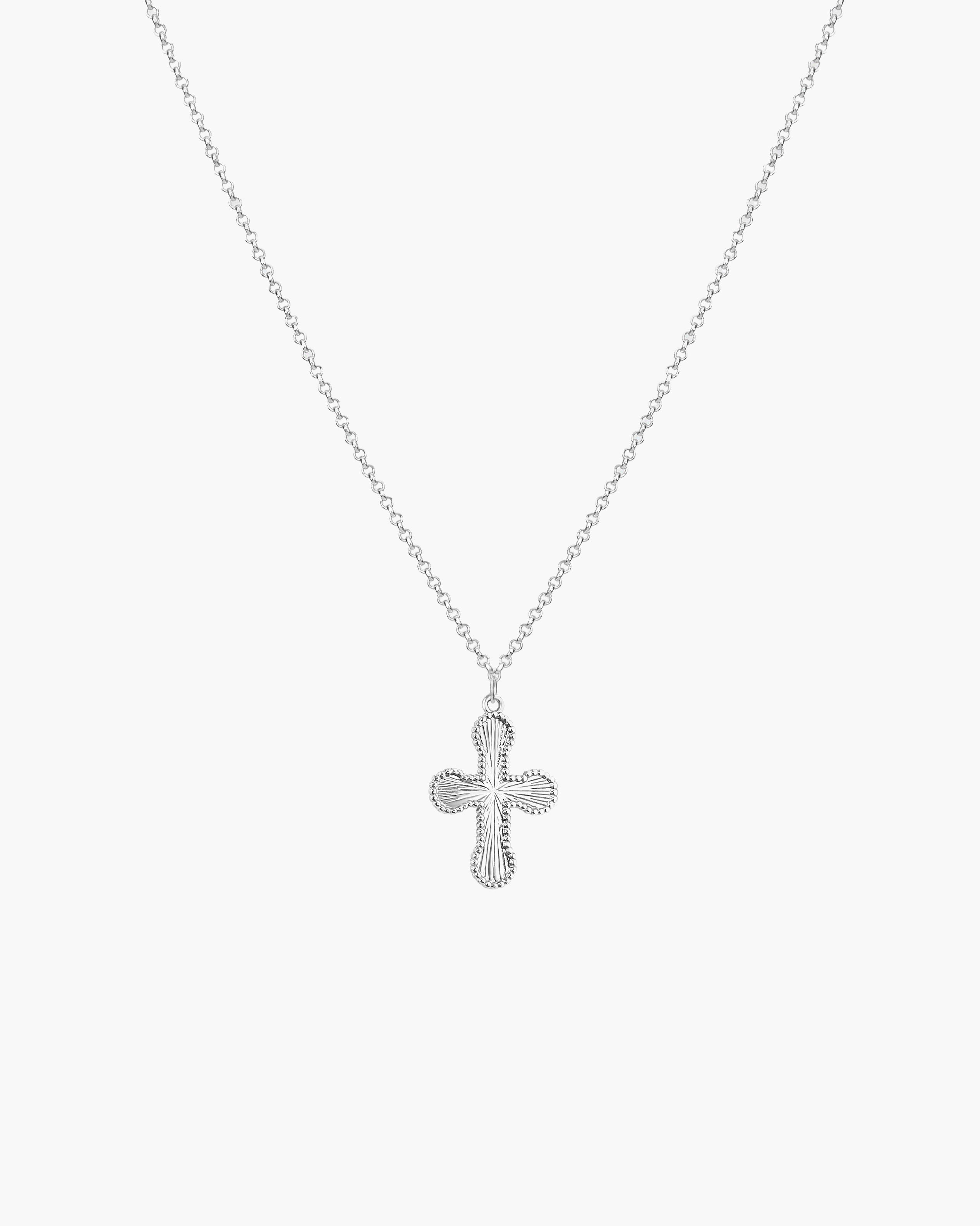 Mini Cross Pendant Necklace